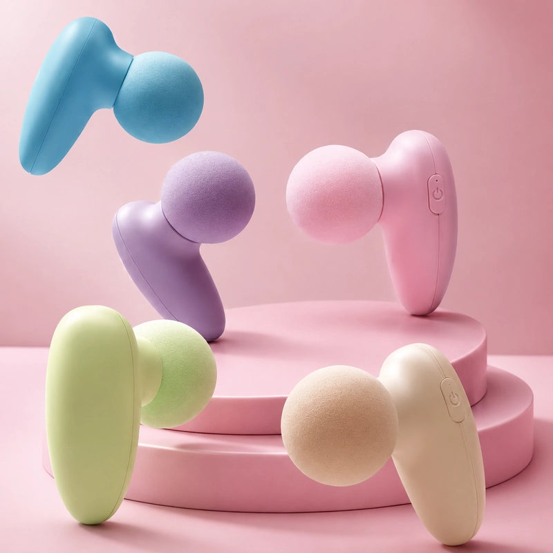 Portable Rechargeable Mini Wand Massager | Multi-Speed Quiet Motor for Muscle Relaxation & Recovery